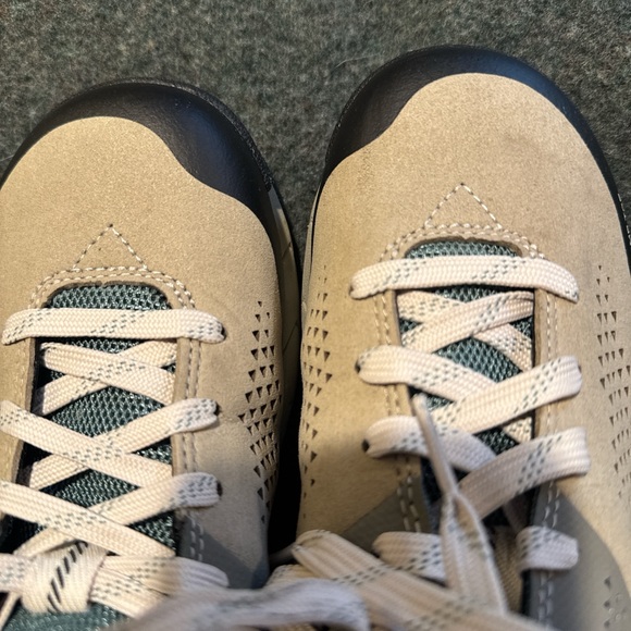 Danner Lead Time Sneaker with Composite Toe in Beige and Turquoise - Picture 3 of 8